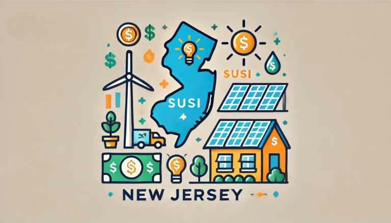 Image promoting New Jersey's SuSI incentive program